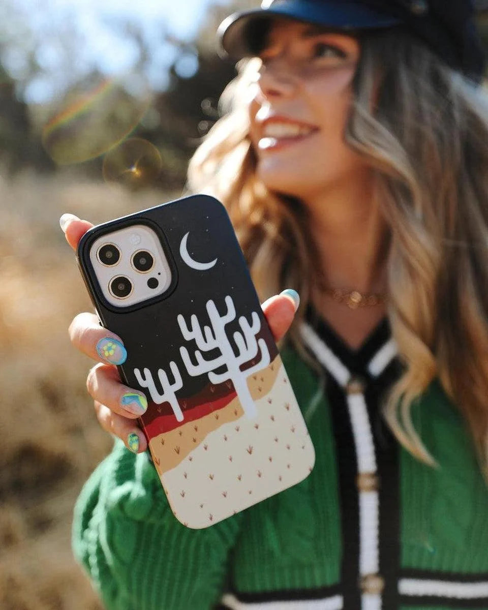 Desert Nights | Cactus Colorblock Case