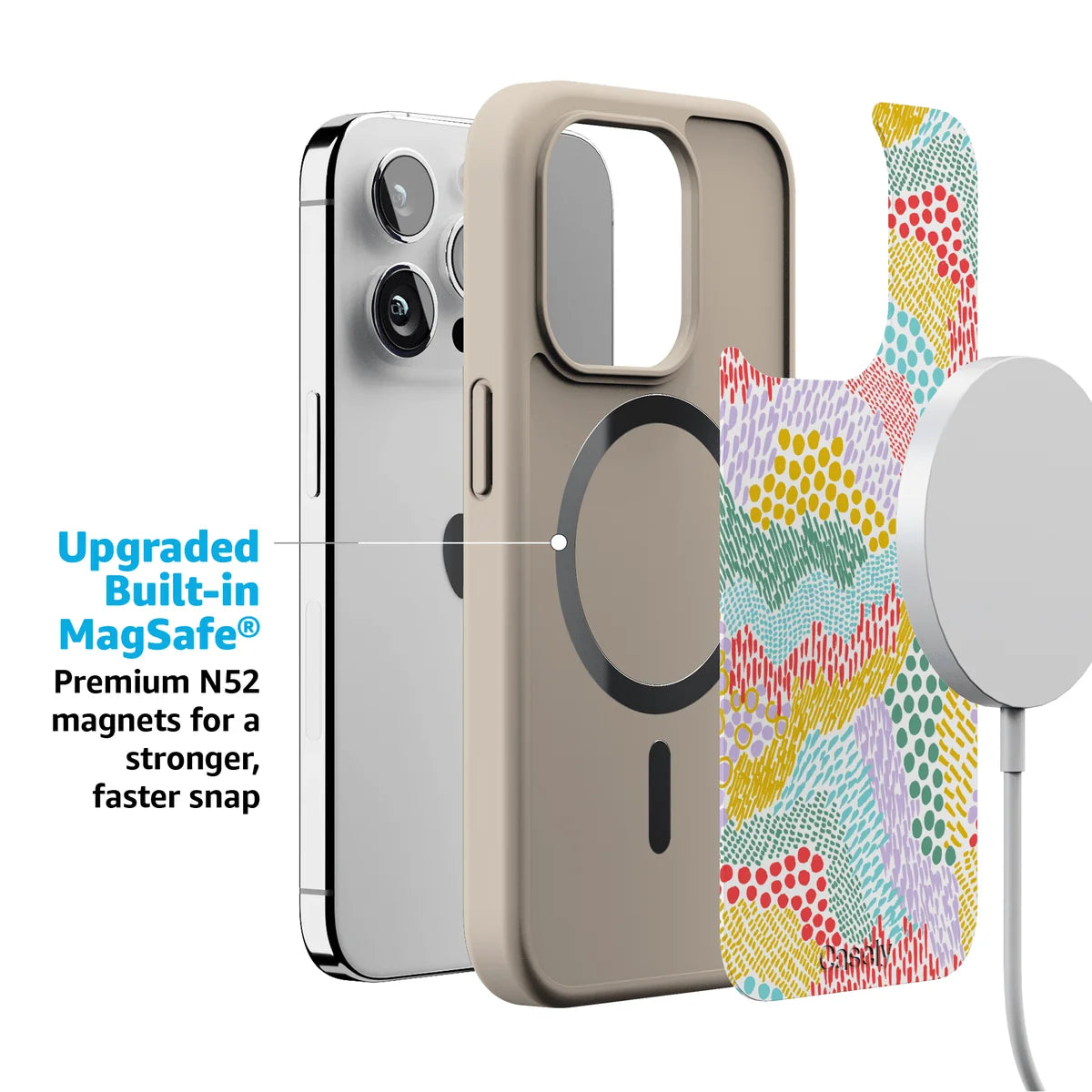 Color Me Happy | Pattern Colorblock Case