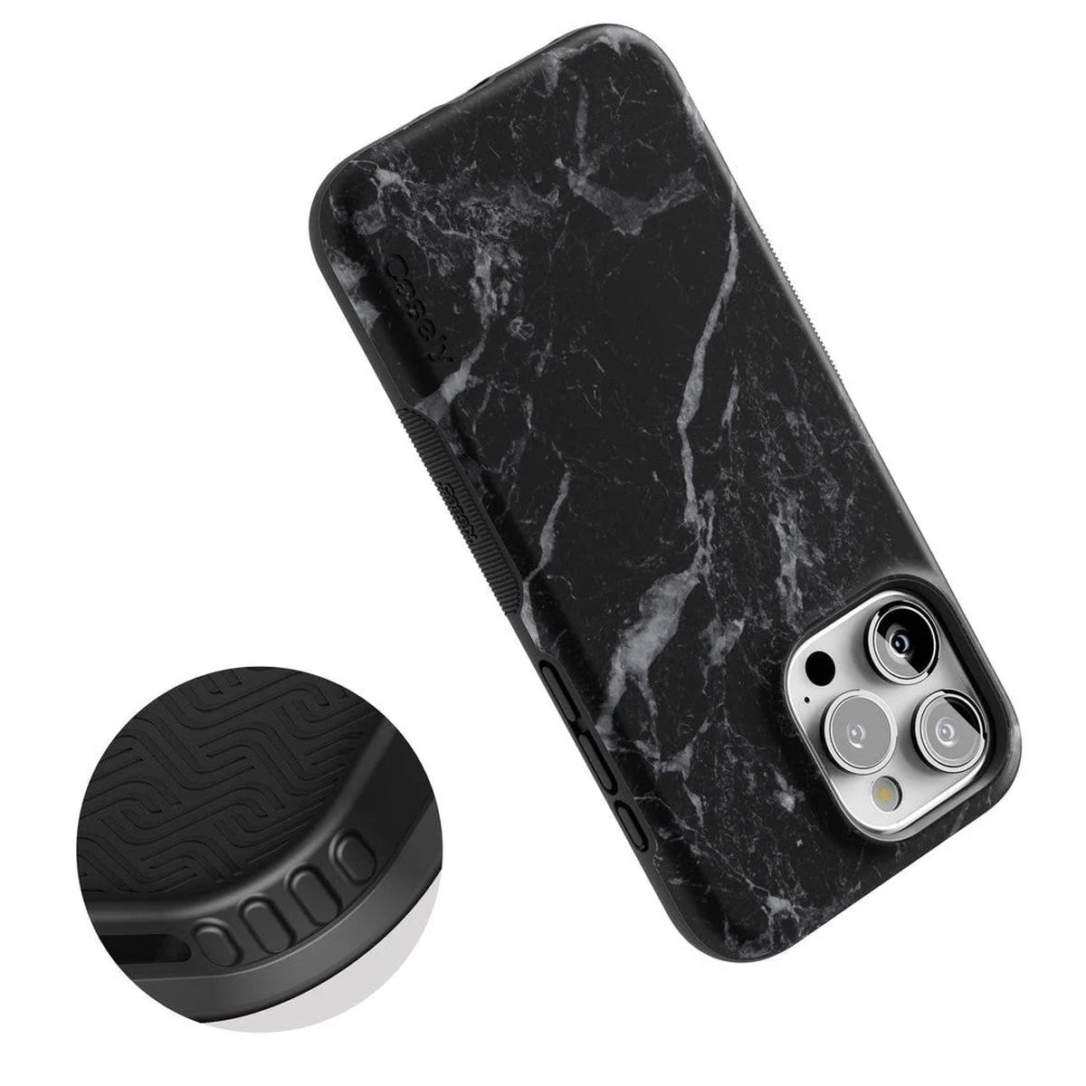 Black Pearl | Classic Black Marble Case