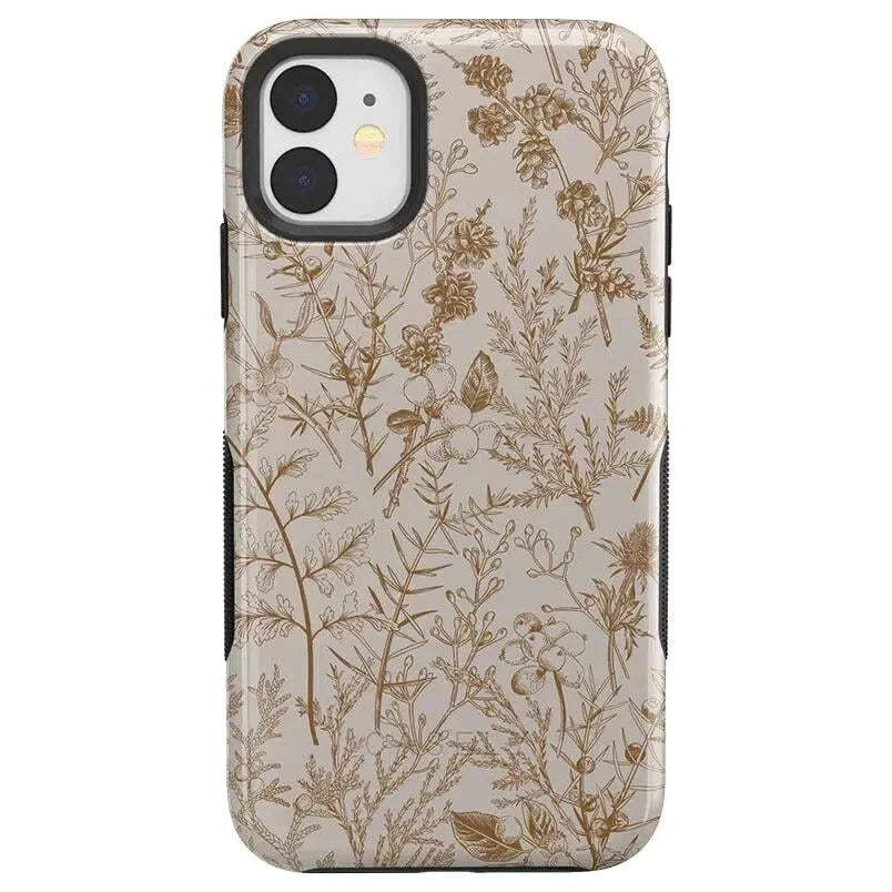 Beige Garden | Neutral Floral Case