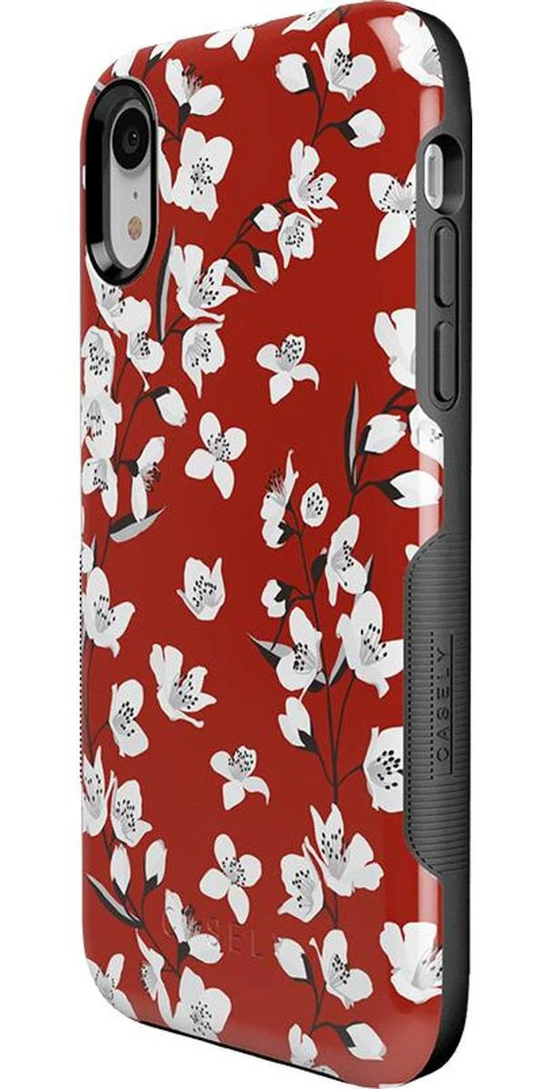Floral Forest | Red Cherry Blossom Floral Case
