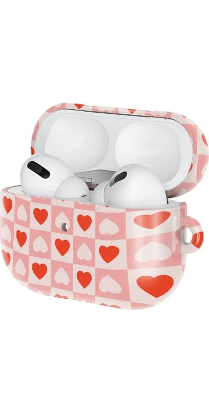 King of My Heart | Checkered Hearts AirPods Case