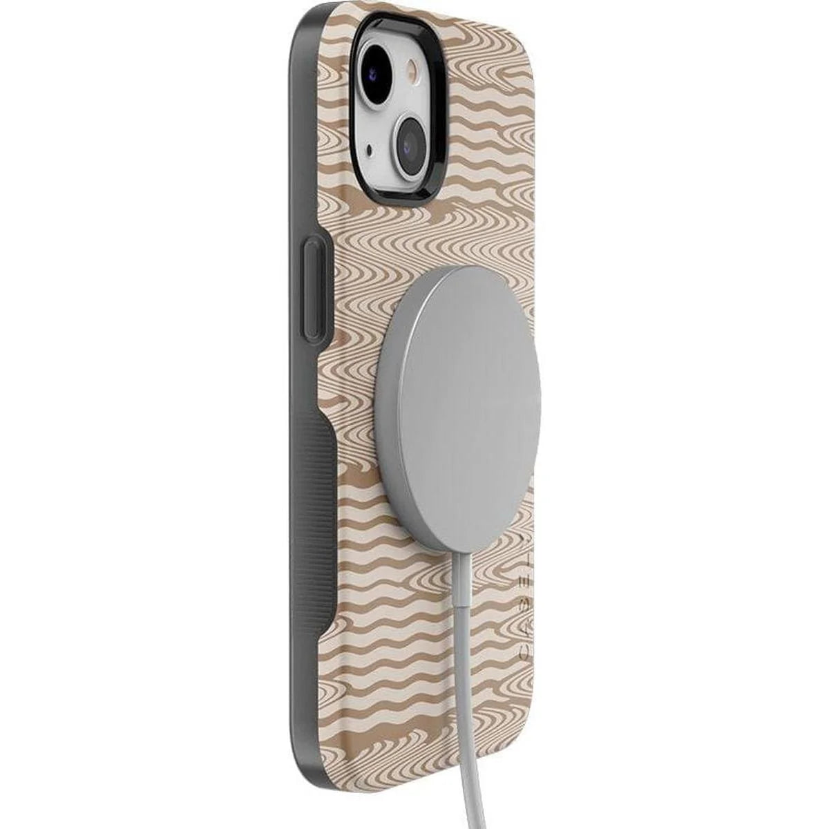 Mocha Ripple | Brown Waves Case