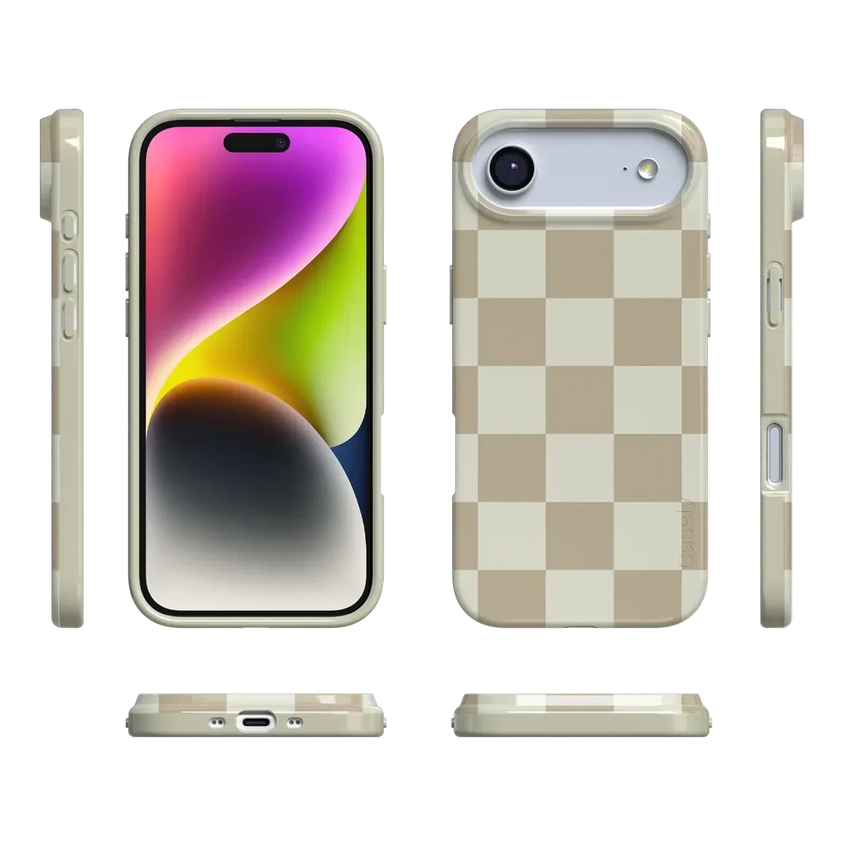 Fit Check | Neutral Checkerboard Case