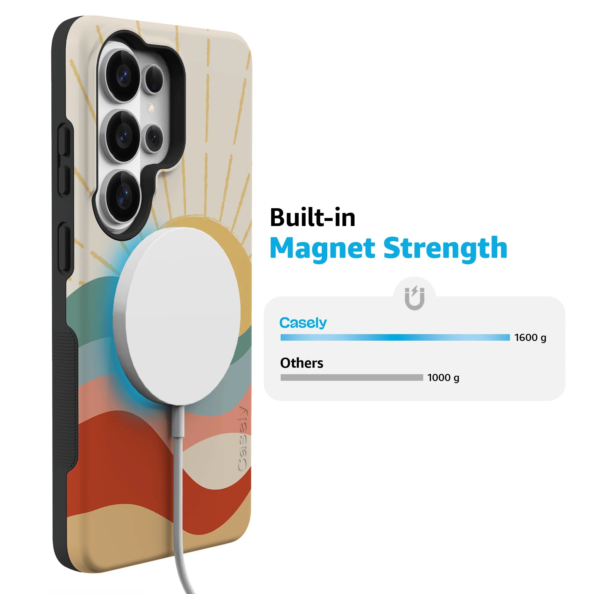 Here Comes the Sun | Colorblock Sunset Samsung Case