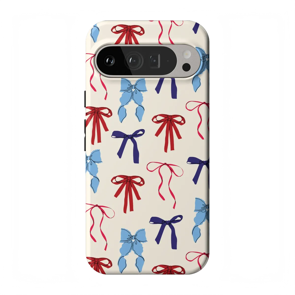 American Girlie | Red White & Blue Bows Case