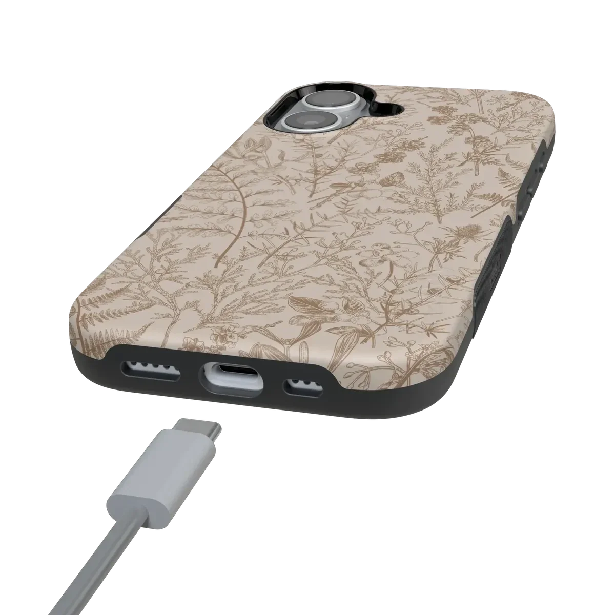 Beige Garden | Neutral Floral Case