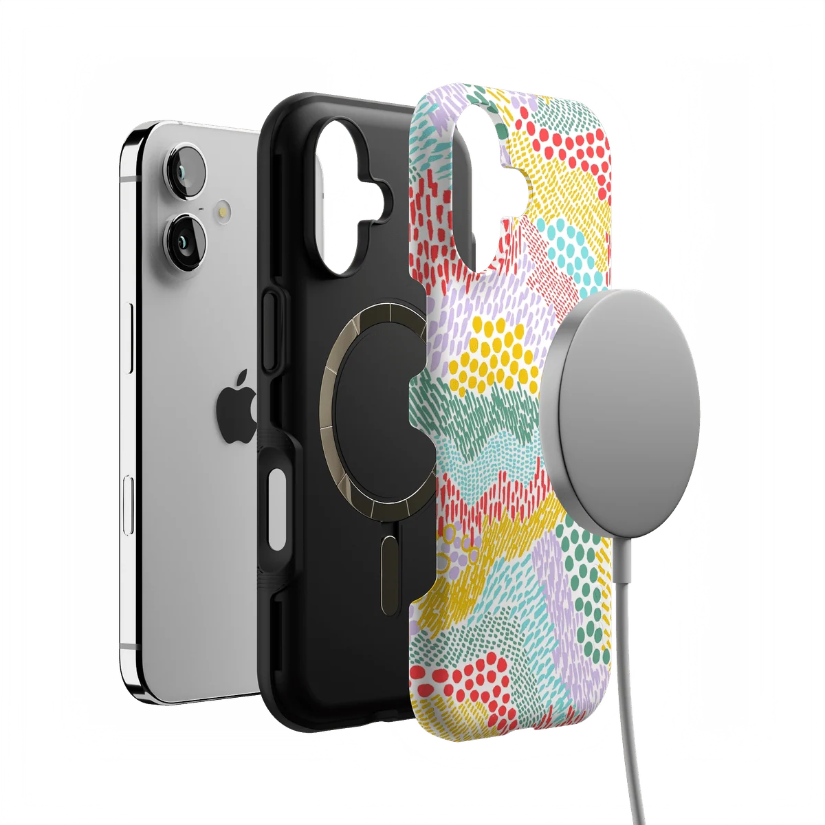 Color Me Happy | Pattern Colorblock Case