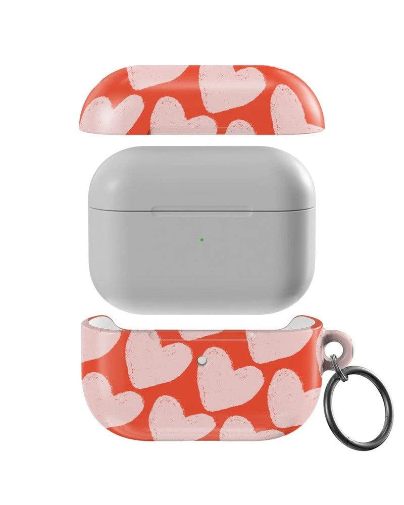 Love You More | Heart Doodle AirPods Case