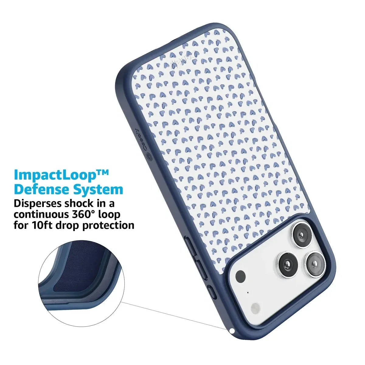 Lovebug | Blue Hearts Case