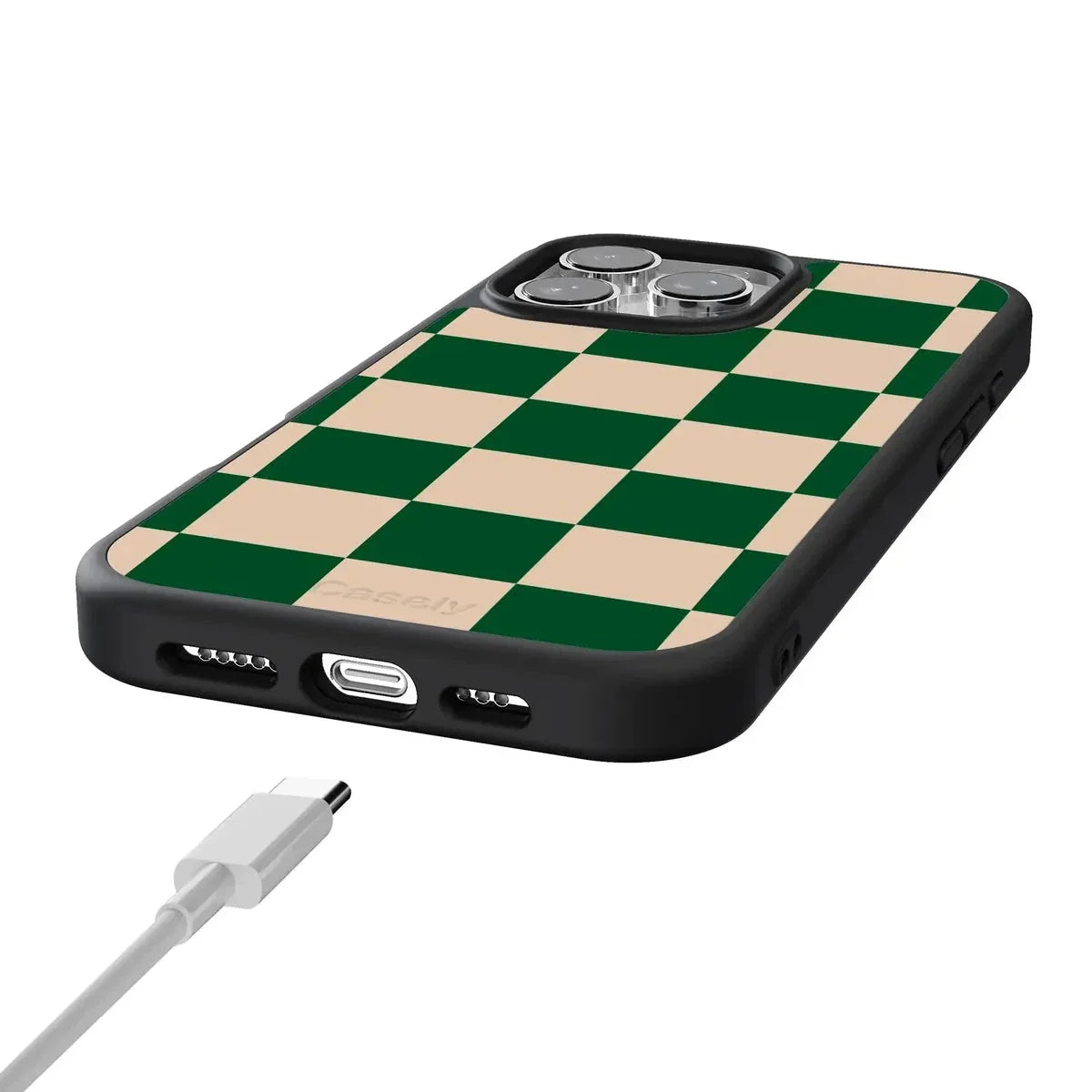 Fit Check | Green Checkerboard Case