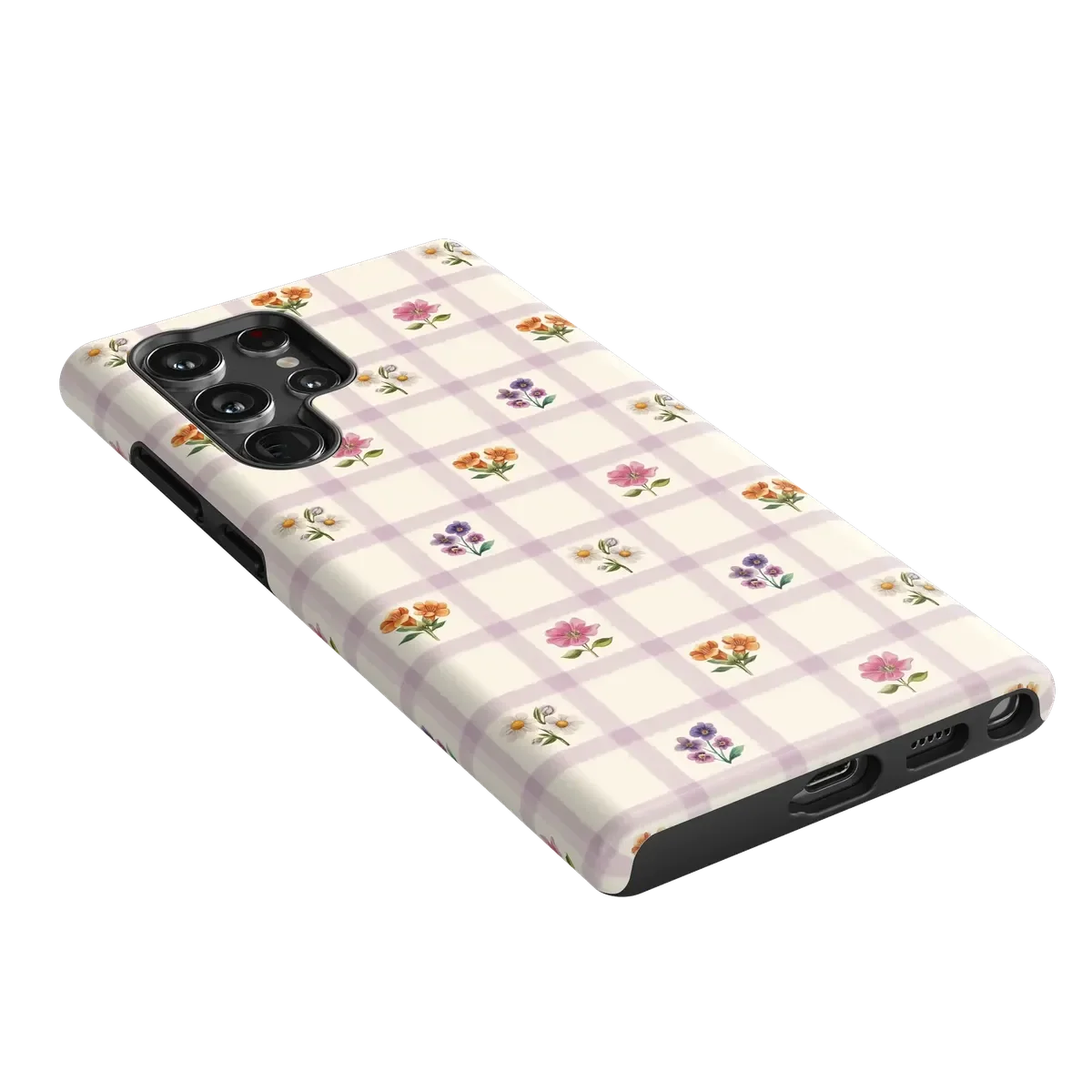 Meadow Check | Floral Gingham Case