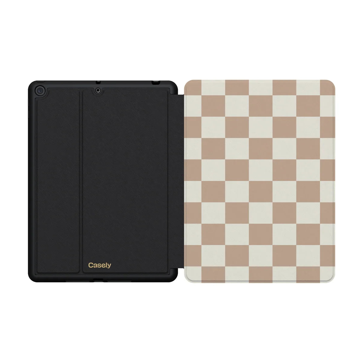 Fit Check | Neutral Checkerboard iPad Case