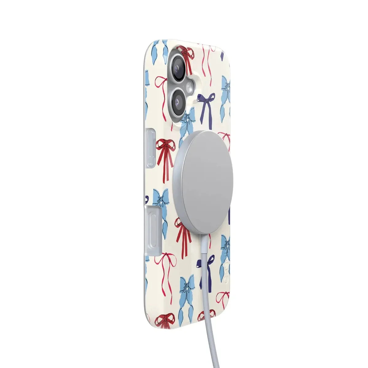 American Girlie | Red White & Blue Bows Case