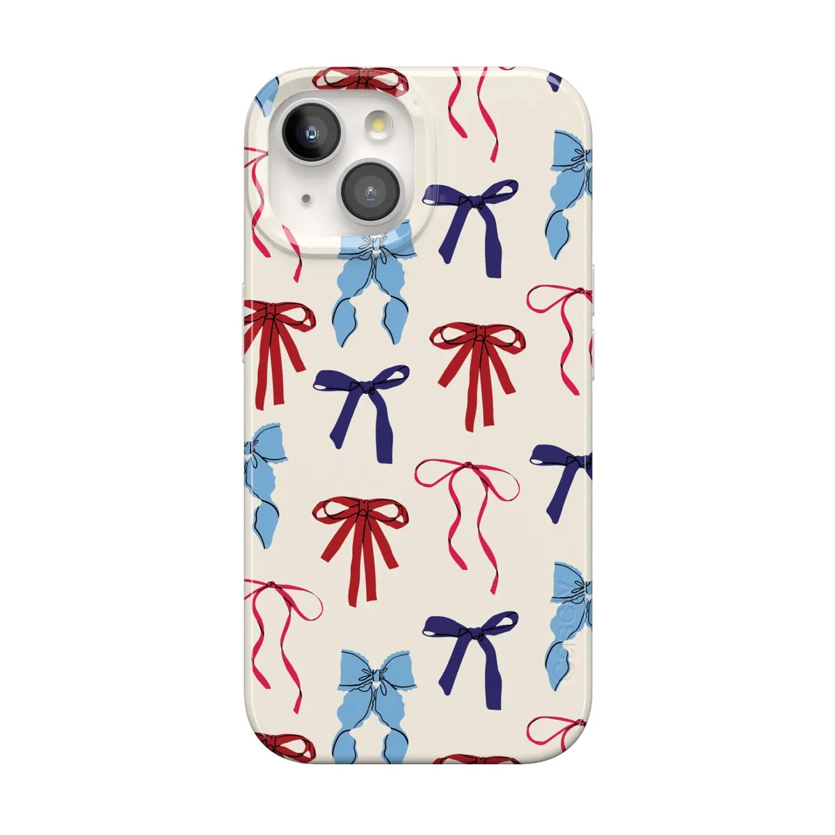 American Girlie | Red White & Blue Bows Case