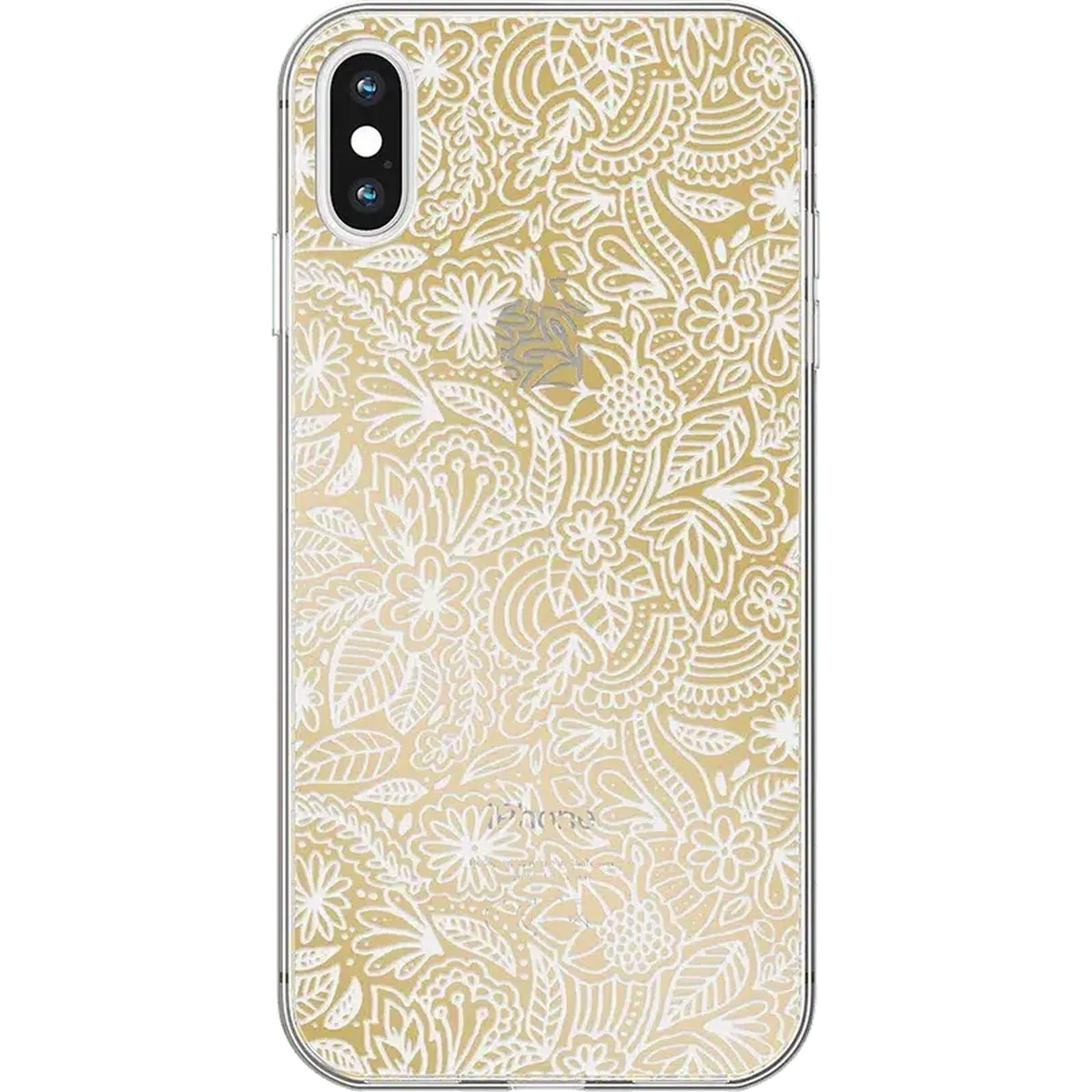 Floral Mandala | Rose Gold Clear Case