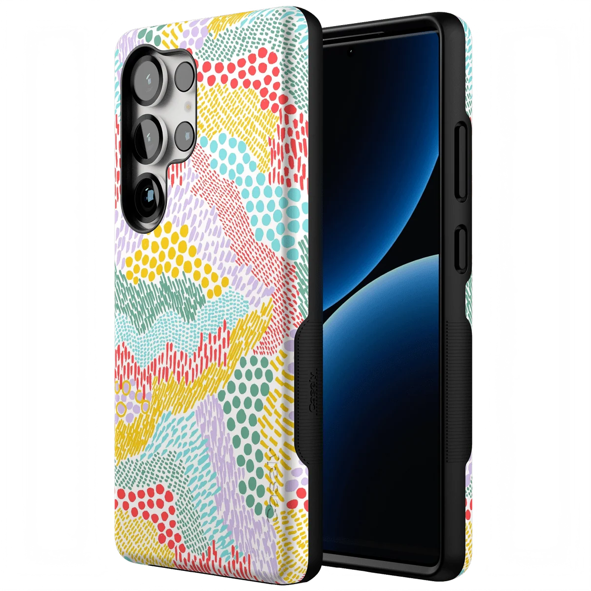 Color Me Happy | Pattern Colorblock Case
