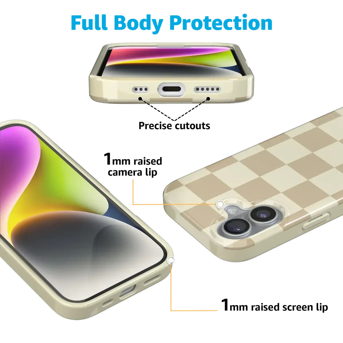 Fit Check | Neutral Checkerboard Case