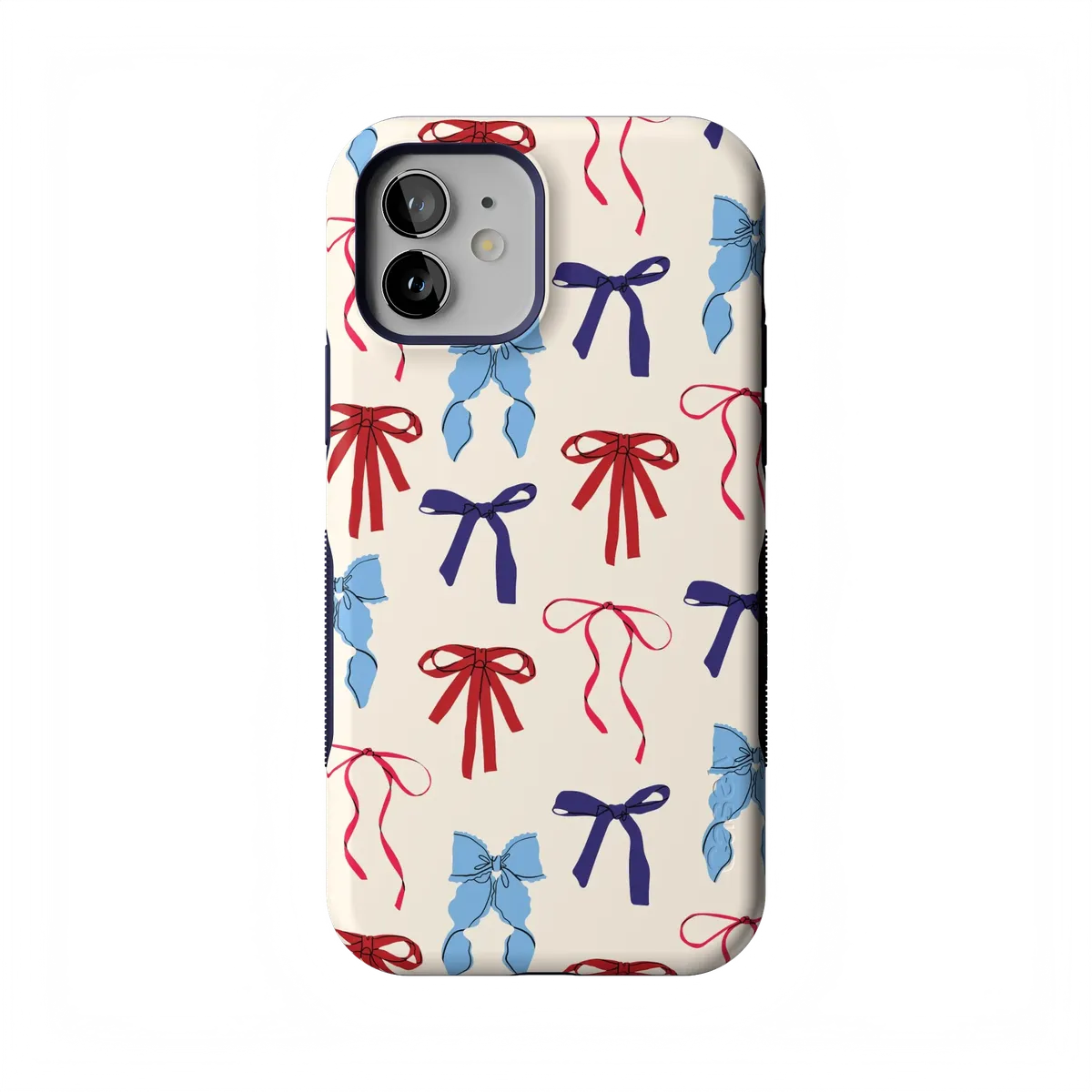 American Girlie | Red White & Blue Bows Case