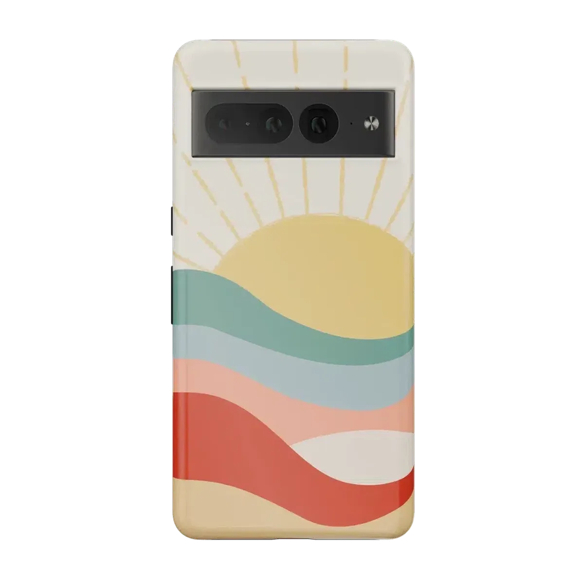 Here Comes the Sun | Colorblock Sunset Google Pixel Case