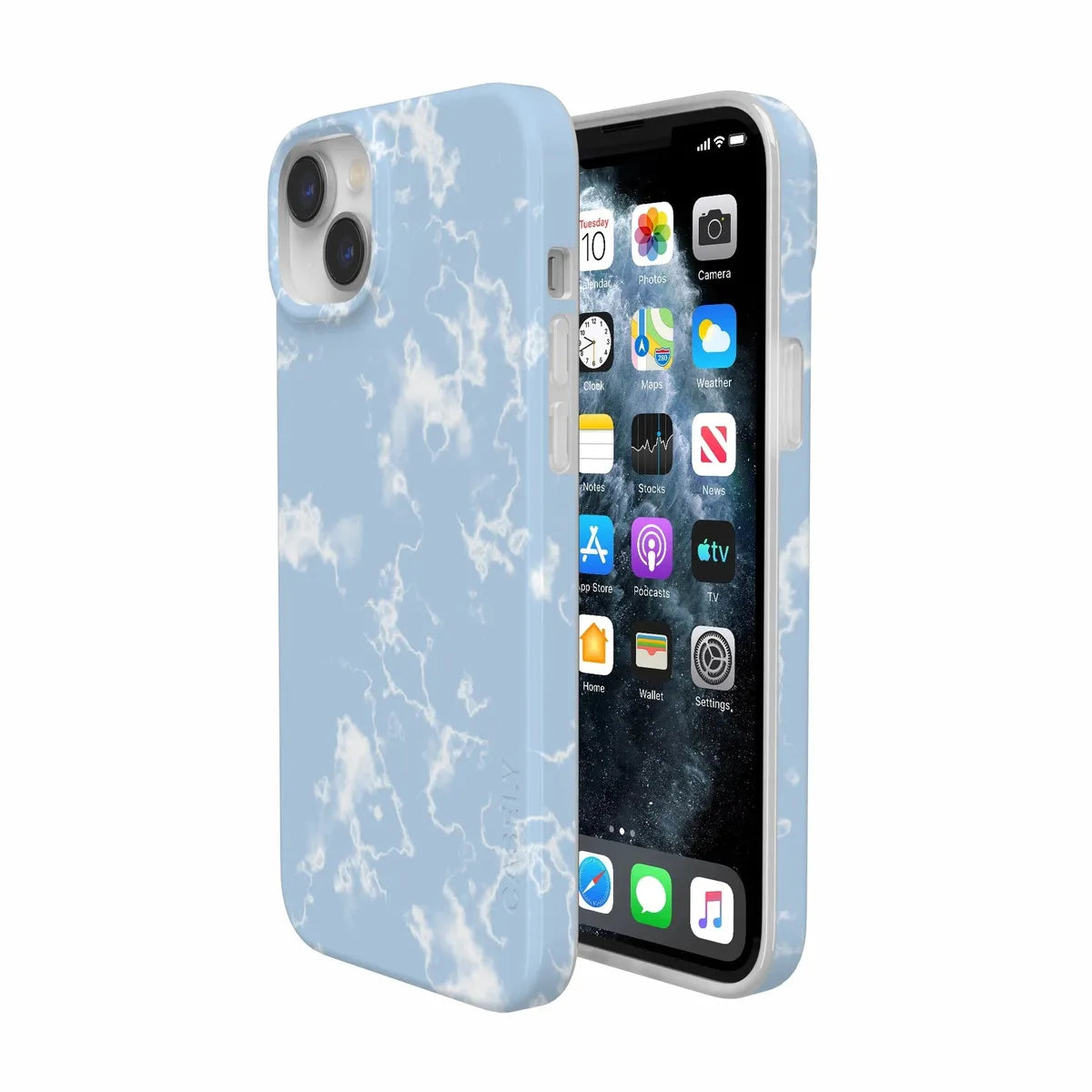 Light Blue Skies | Marble Clouds Case