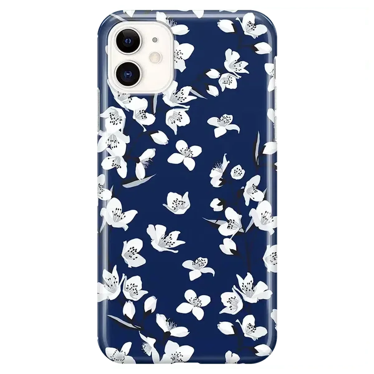 Floral Forest | Navy Cherry Blossom Floral Case