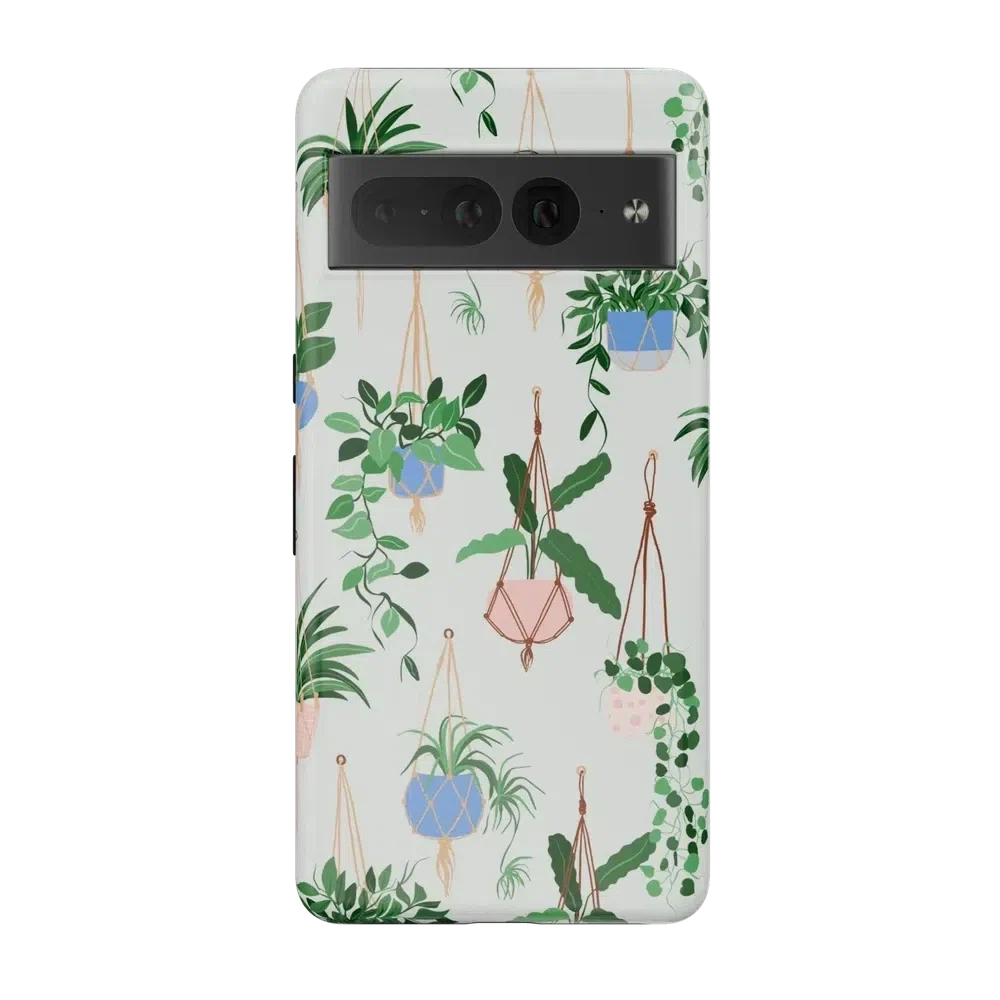 Hanging Around | Potted Plants Floral Google Pixel Case