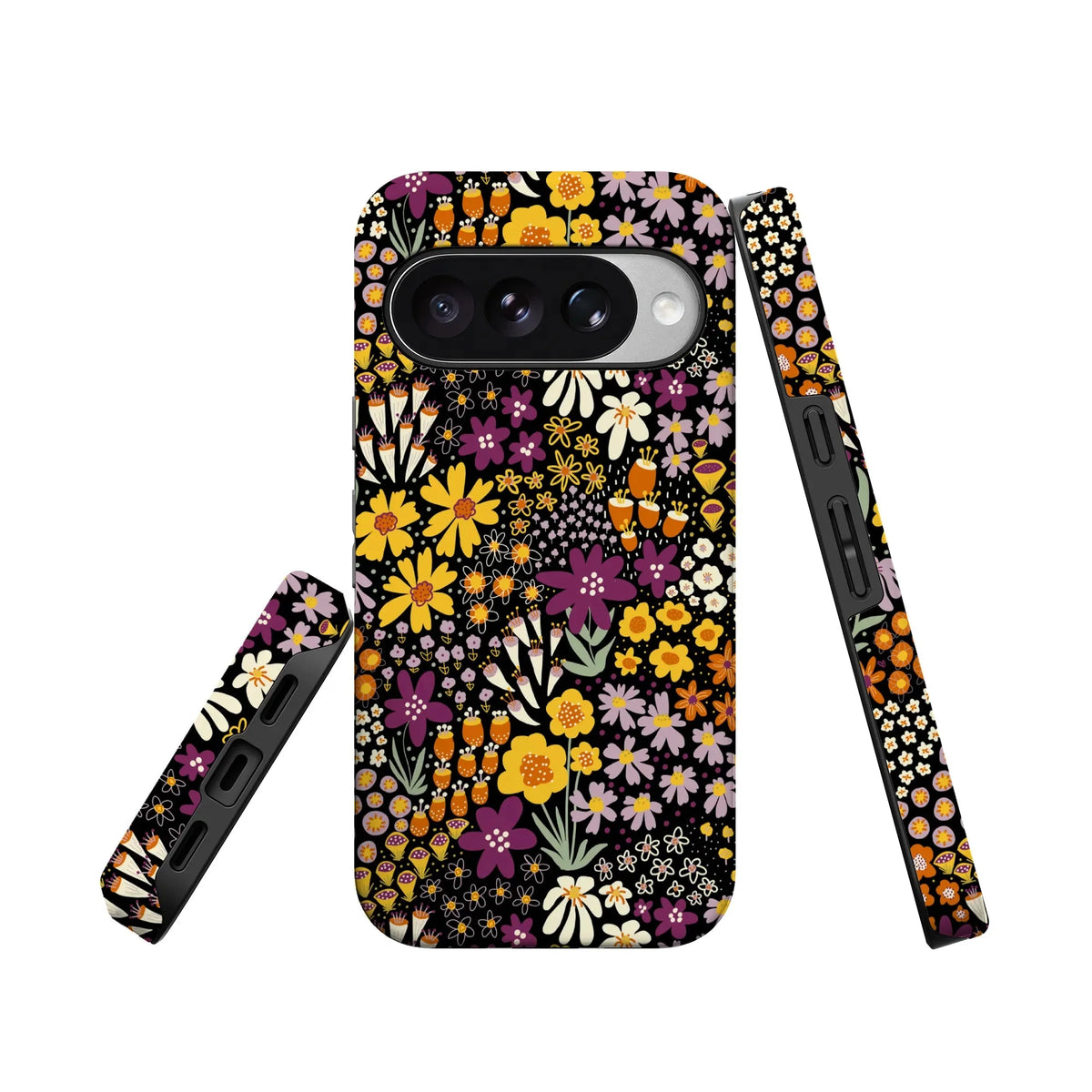 Falling for You | Plum Floral Google Pixel Case