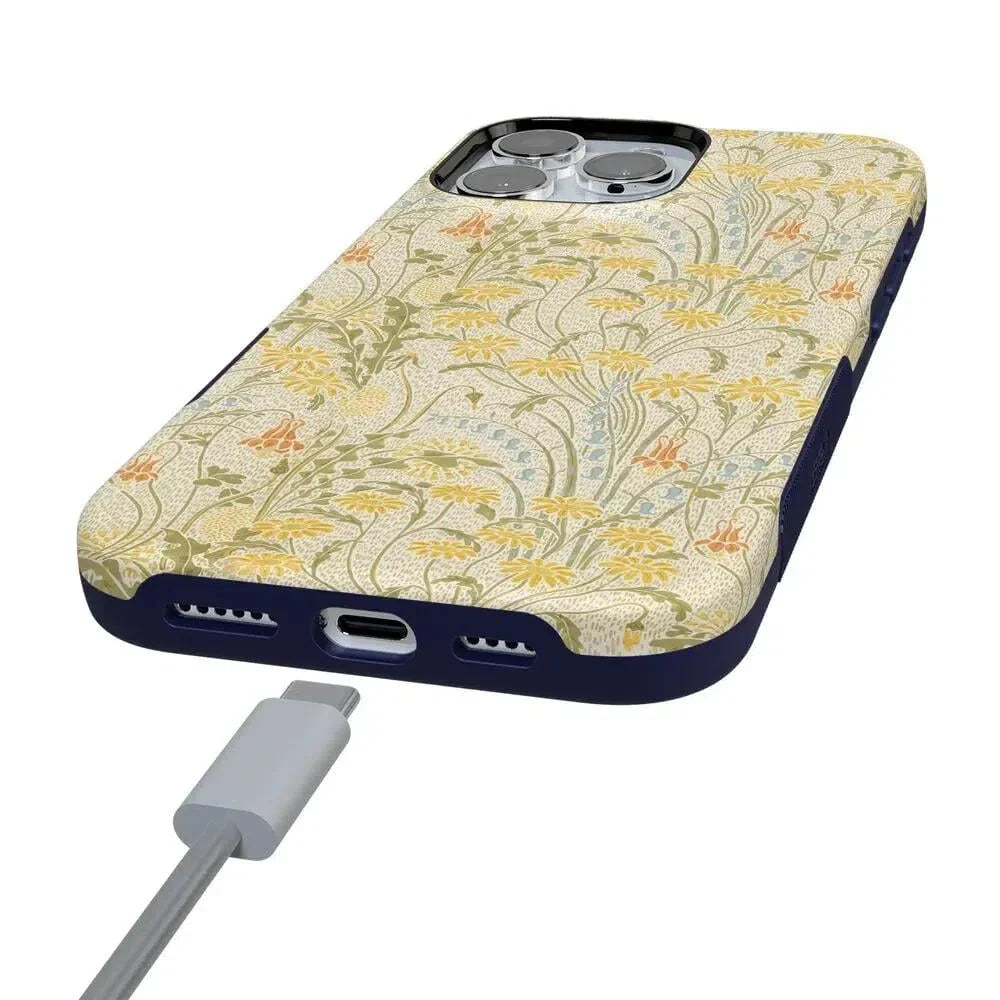 Boho Blooms | Golden Floral Case