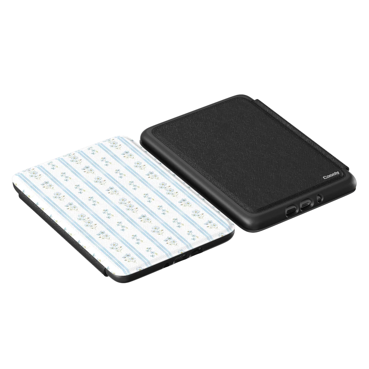 Cottage Stripe | Blue Floral Kindle Case