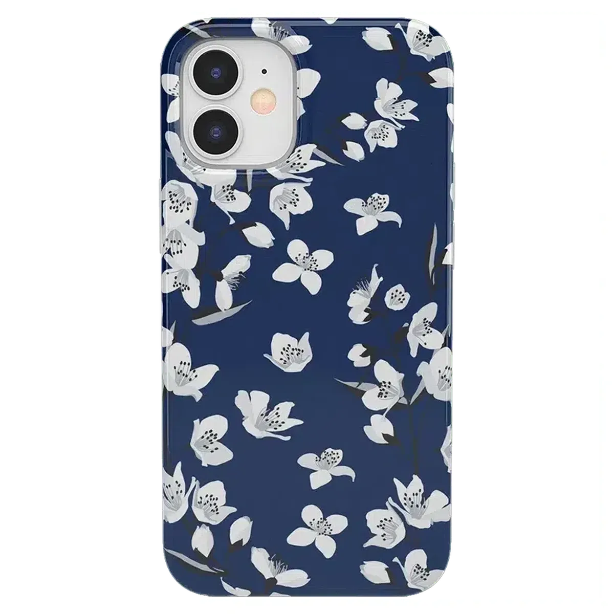 Floral Forest | Navy Cherry Blossom Floral Case
