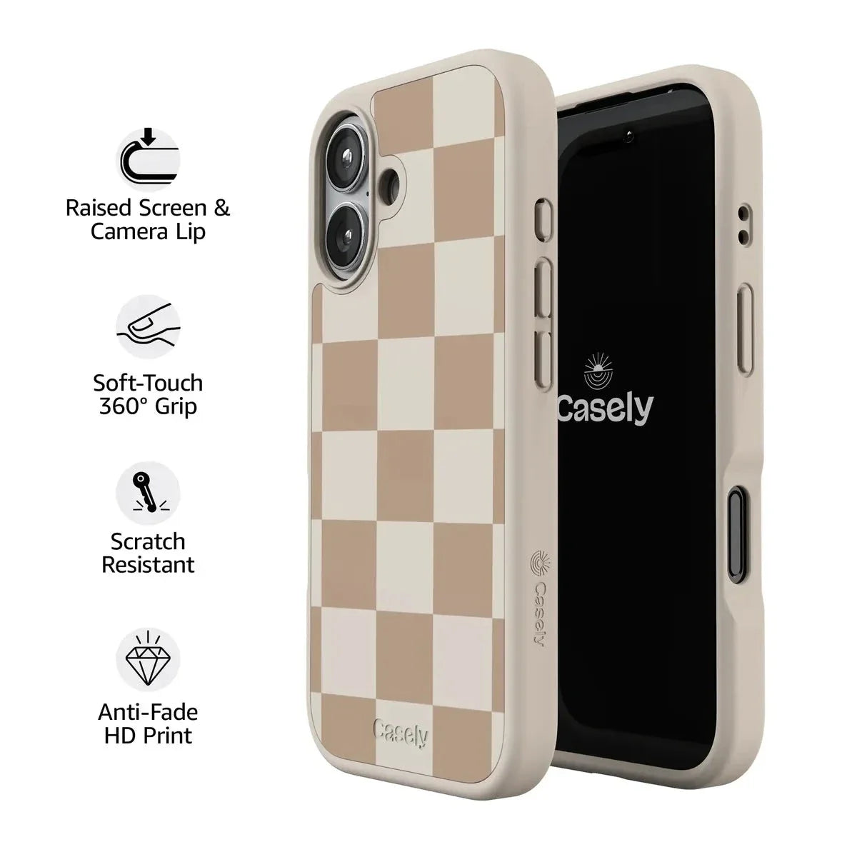 Fit Check | Neutral Checkerboard Case
