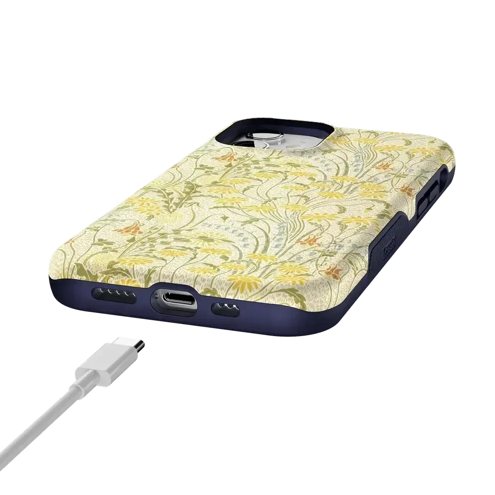Boho Blooms | Golden Floral Case