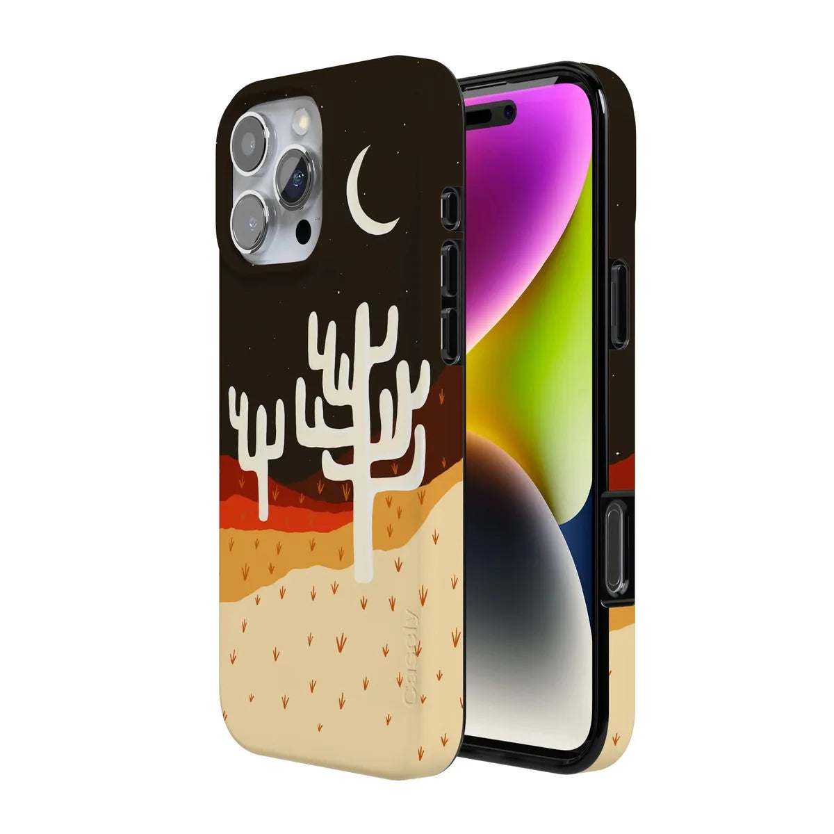 Desert Nights | Cactus Colorblock Case