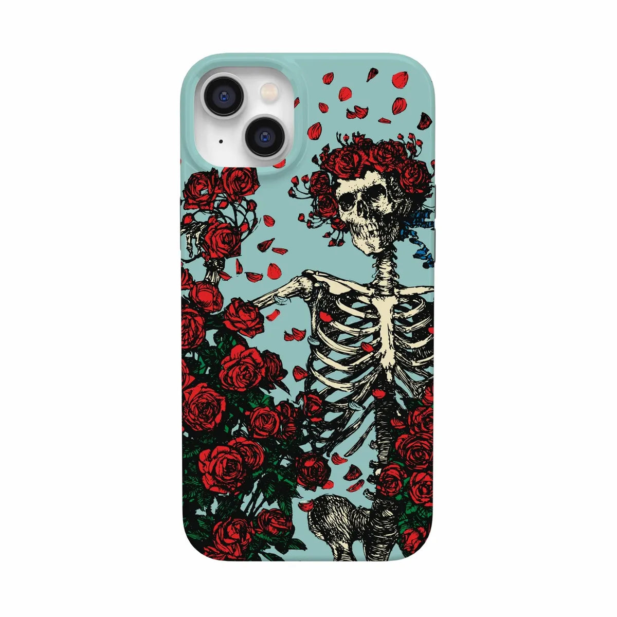 Forever Grateful | Grateful Dead Skeleton Floral Case