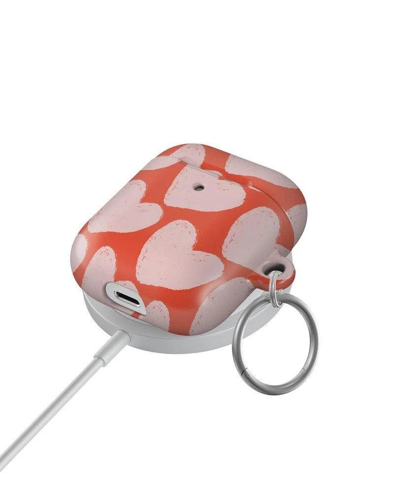 Love You More | Heart Doodle AirPods Case