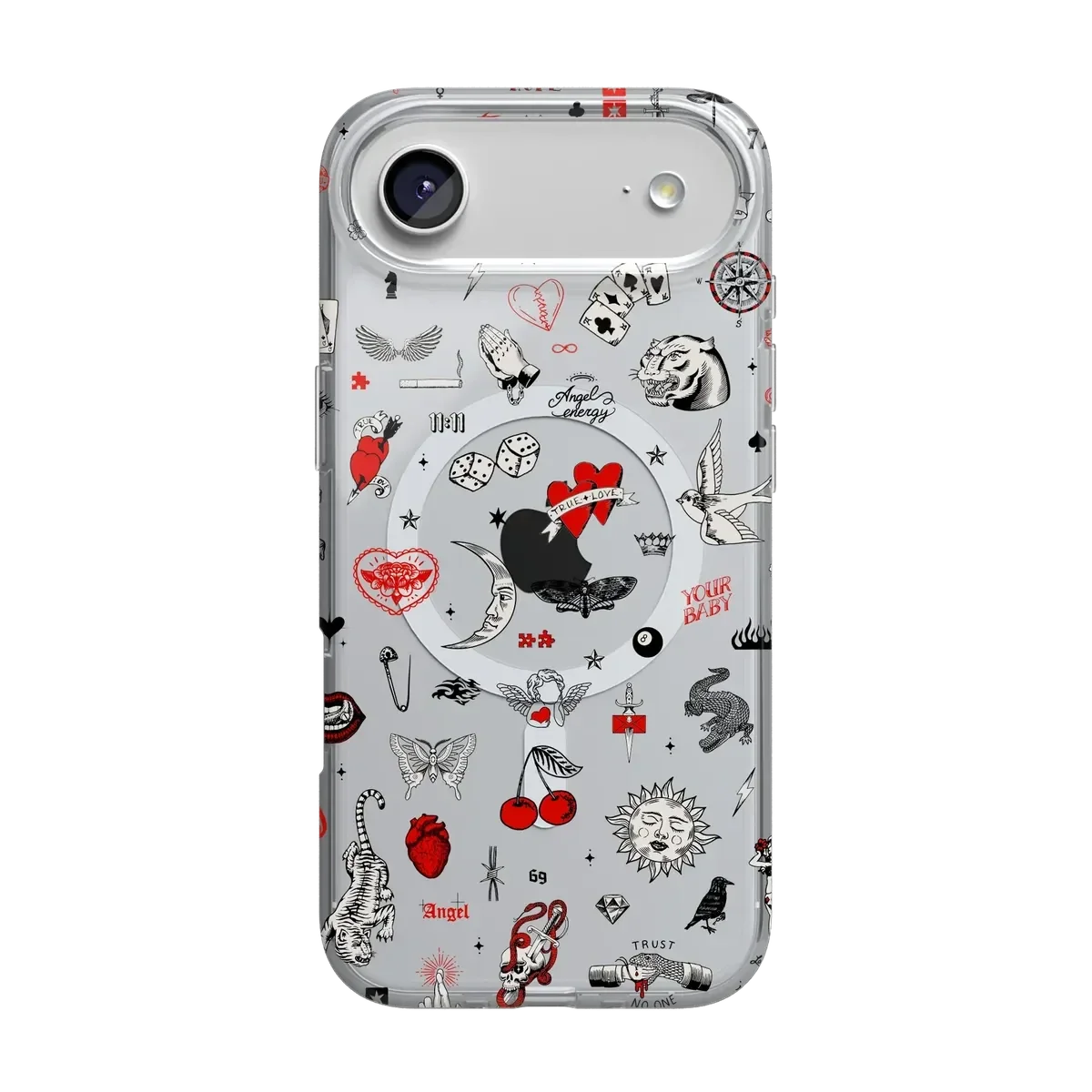Not a Phase | Clear Flash Tattoo Case