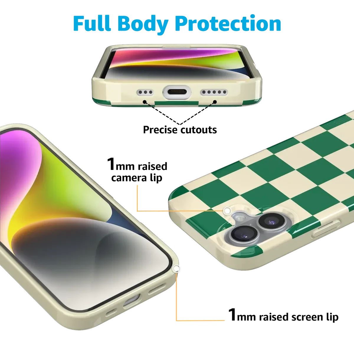 Fit Check | Green Checkerboard Case
