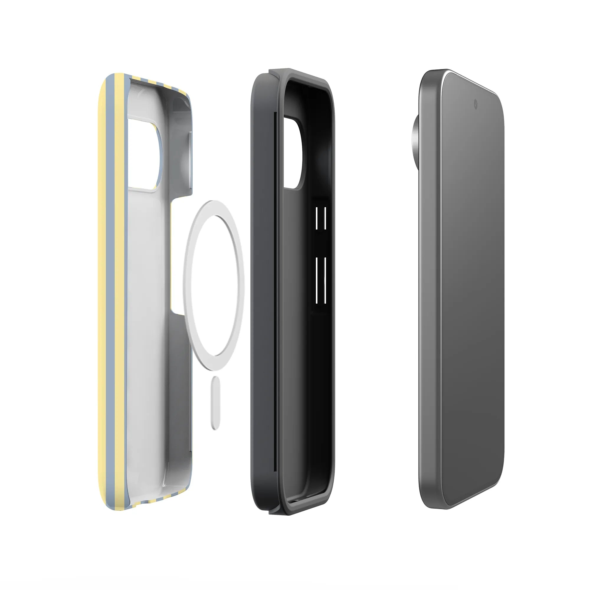 Coastline Stripes | Blue & Yellow Case