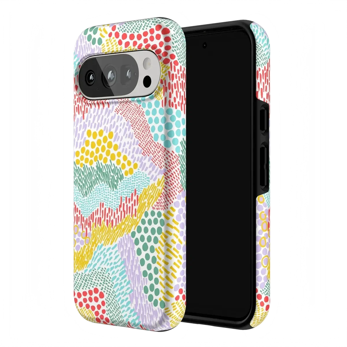 Color Me Happy | Pattern Colorblock Case