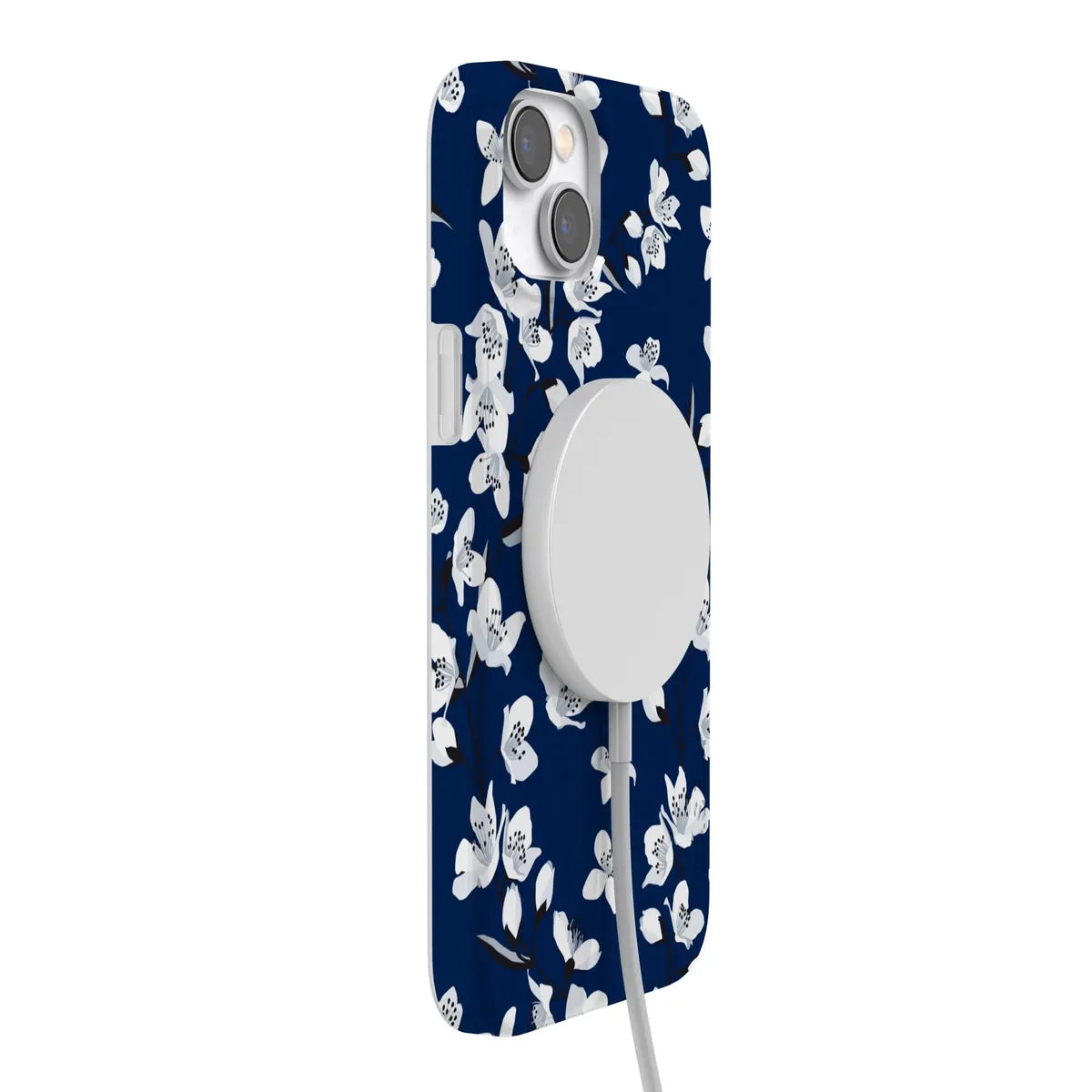 Floral Forest | Navy Cherry Blossom Floral Case