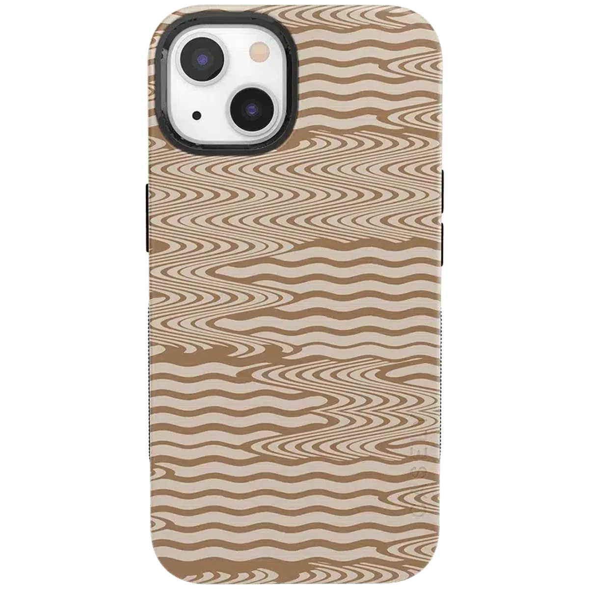 Mocha Ripple | Brown Waves Case