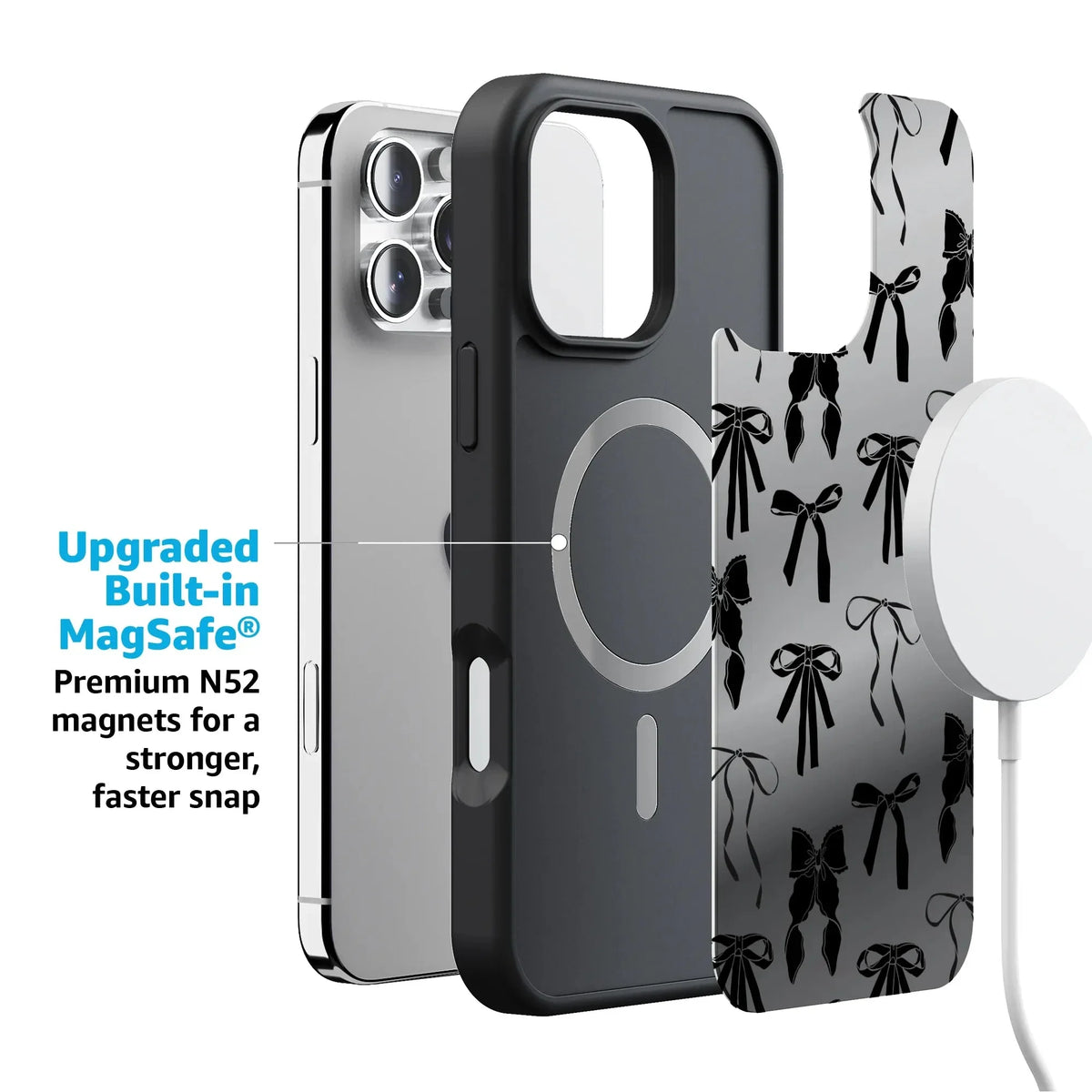 Goth Girlie | Black Bows Case