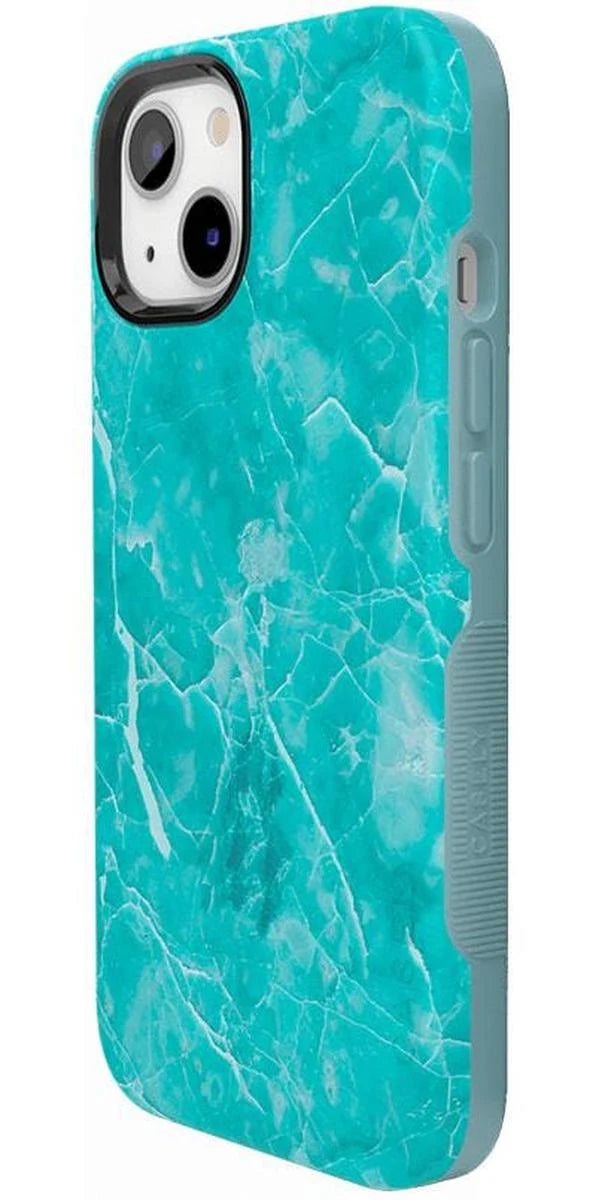 Lost at Sea | Teal Blue Seaglass Case