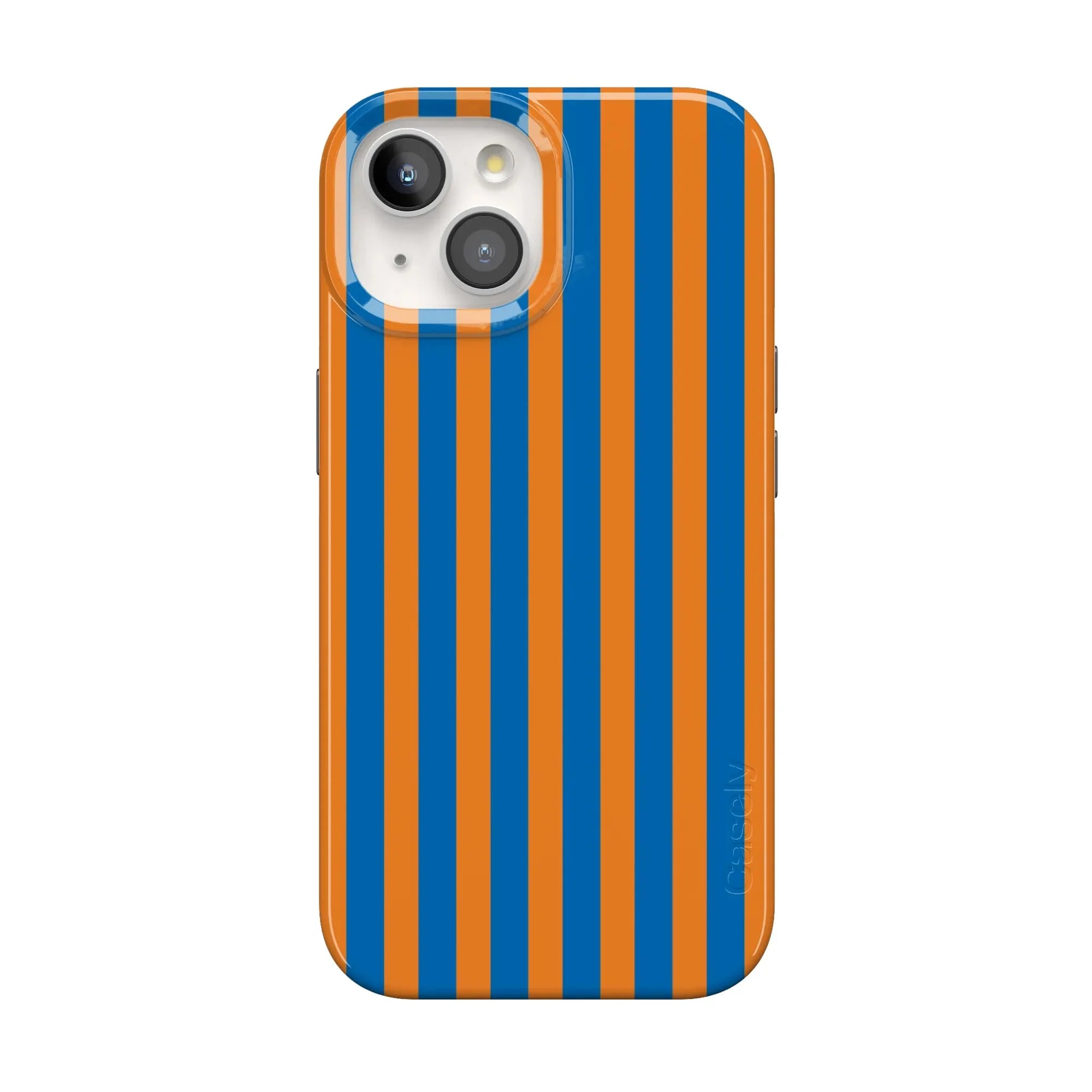 Go New York | Blue & Orange Stripes Case