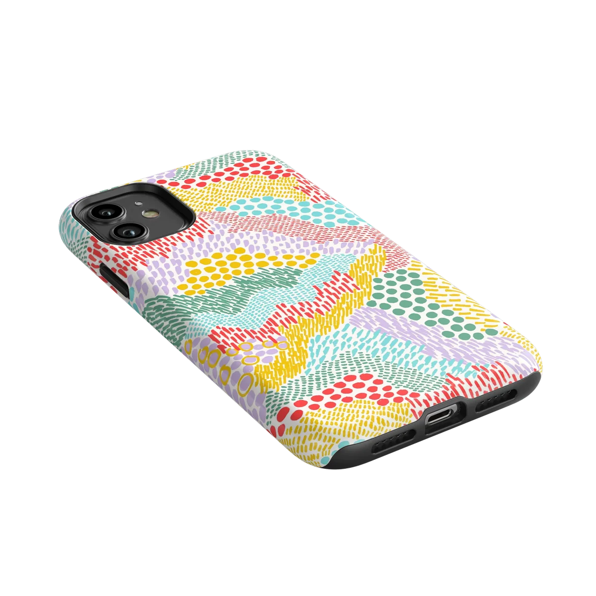 Color Me Happy | Pattern Colorblock Case