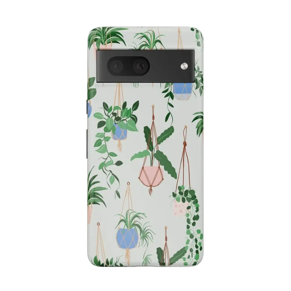 Hanging Around | Potted Plants Floral Google Pixel Case