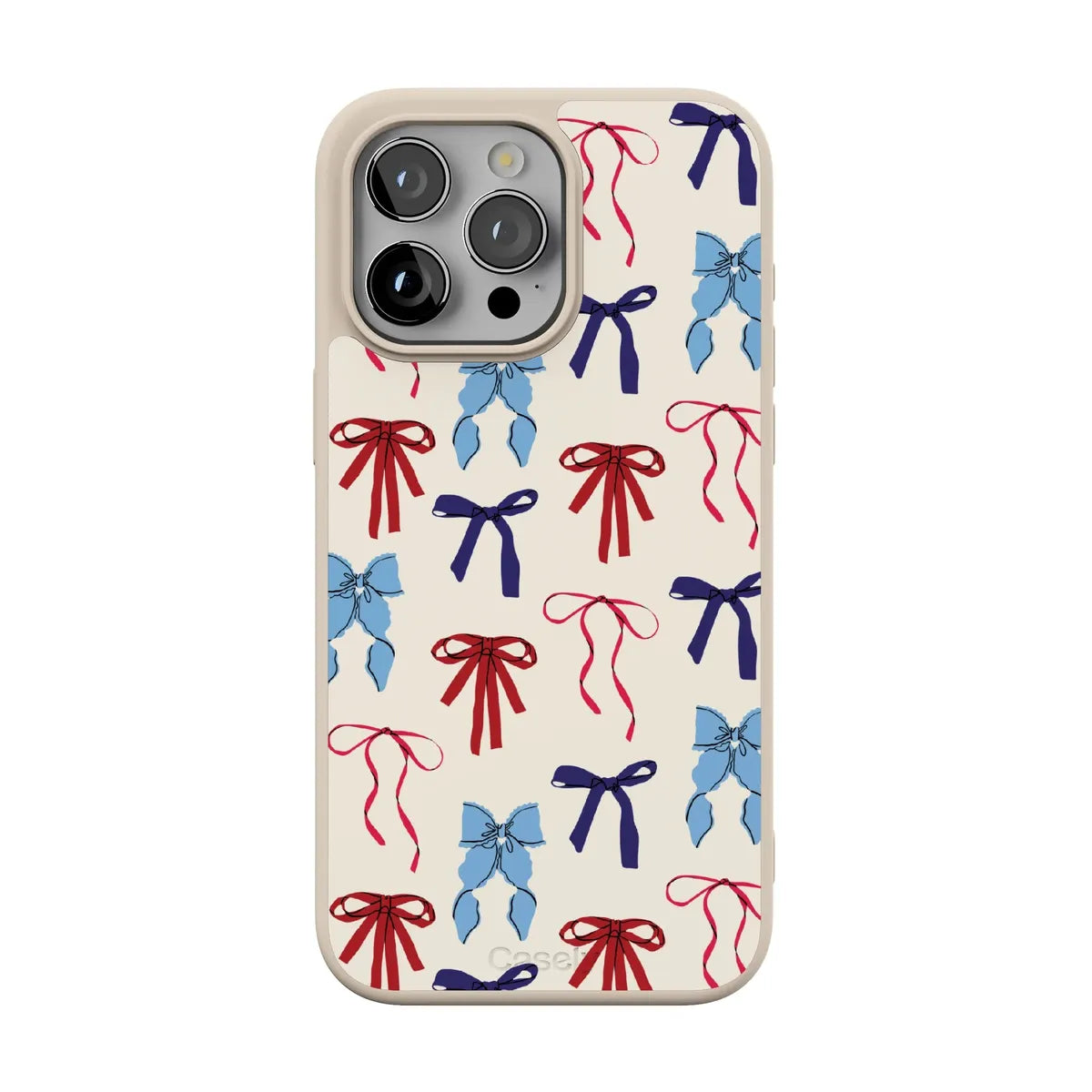 American Girlie | Red White & Blue Bows Case