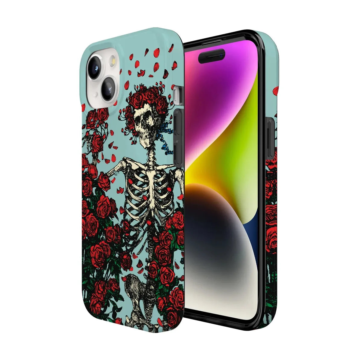 Forever Grateful | Grateful Dead Skeleton Floral Case