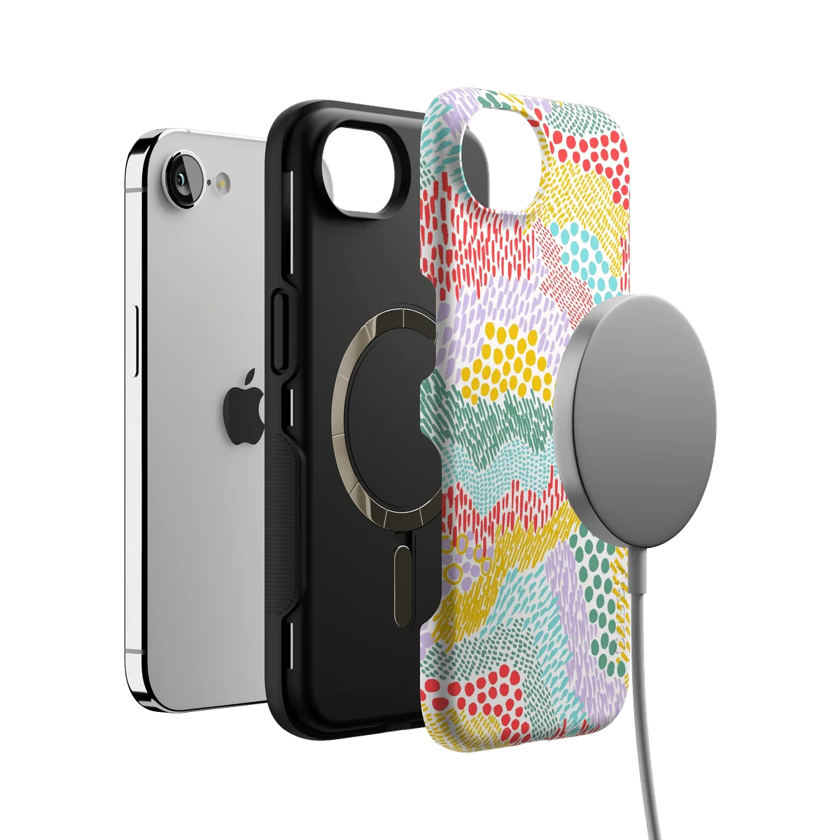 Color Me Happy | Pattern Colorblock Case